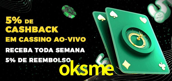 Promoções do cassino ao Vivo oksme
